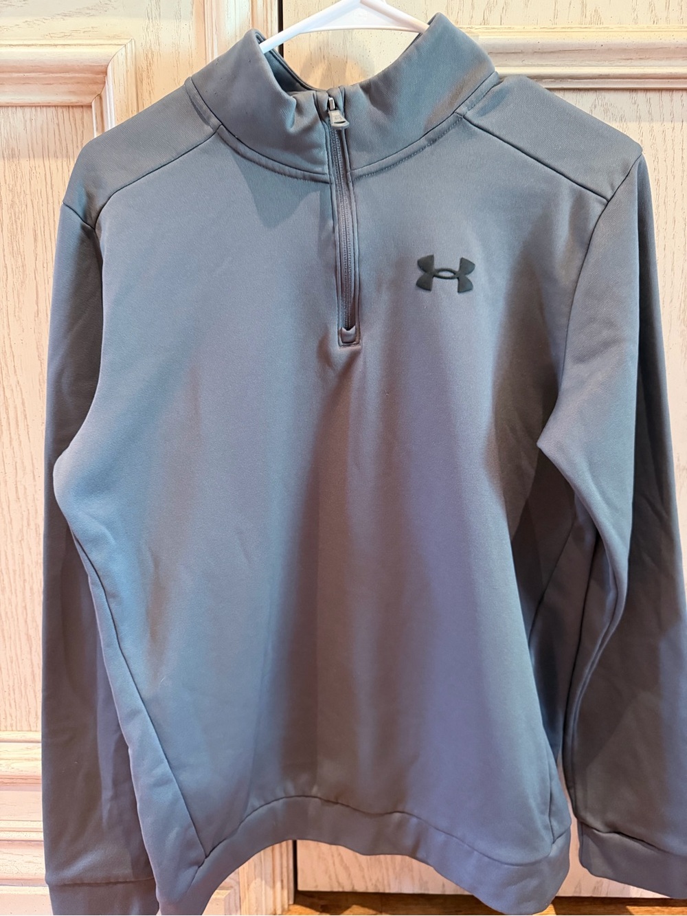 Under Armour Men’s Gray Quarter-Zip Performance Jacket-Youth XL